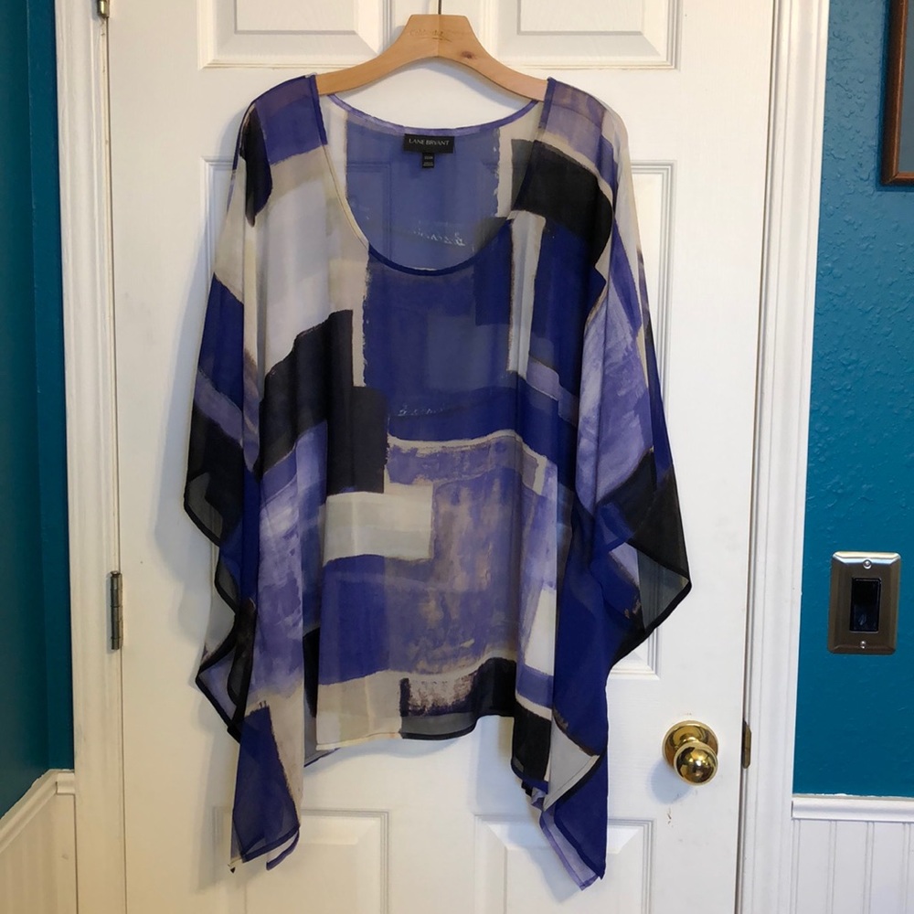 Lane Bryant size 22/24 sheer blouse